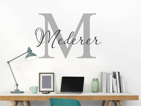 Wandtattoo Mederer Nachname