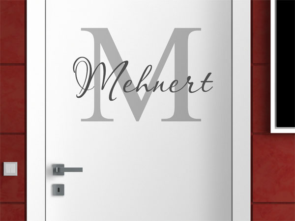 Wandtattoo Mehnert Nachname