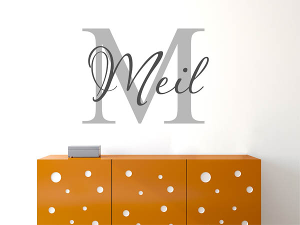 Wandtattoo Meil Nachname