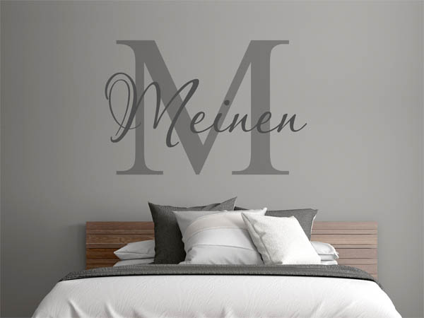 Wandtattoo Meinen Nachname