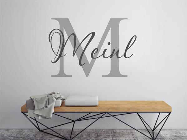 Wandtattoo Meinl Nachname