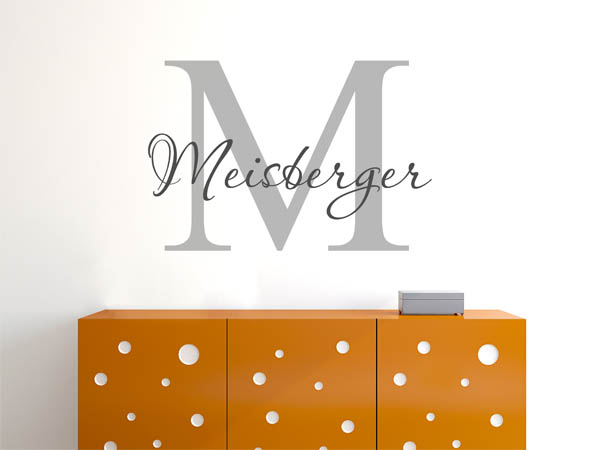 Wandtattoo Meisberger Nachname