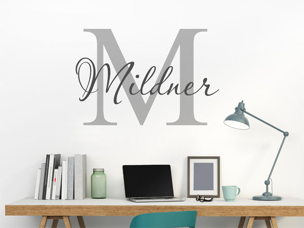 Wandtattoo Mildner Nachname