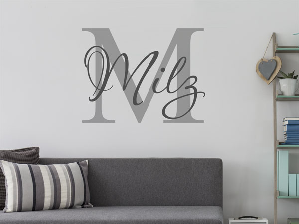 Wandtattoo Milz Nachname