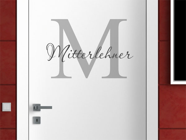 Wandtattoo Mitterlehner Nachname