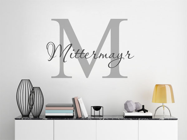 Wandtattoo Mittermayr Nachname