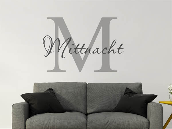 Wandtattoo Mittnacht Nachname