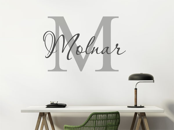 Wandtattoo Molnar Nachname