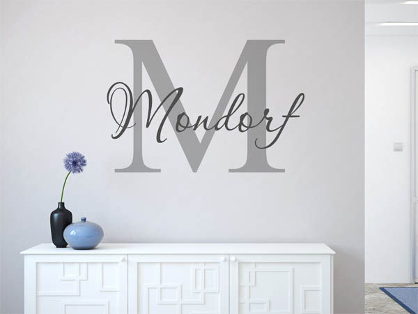 Wandtattoo Mondorf Nachname