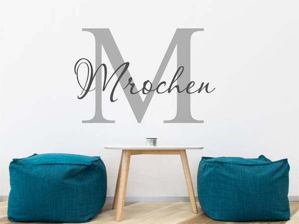 Wandtattoo Mrochen Nachname