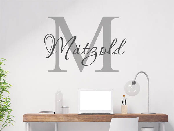 Wandtattoo Mätzold Nachname