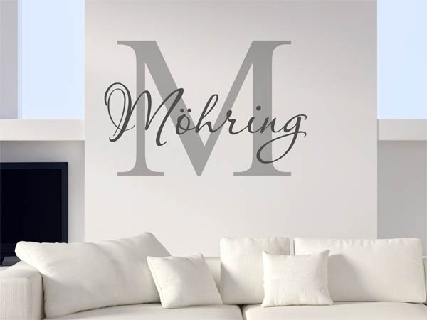 Wandtattoo Möhring Nachname