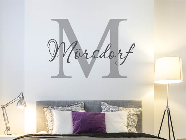 Wandtattoo Mörsdorf Nachname