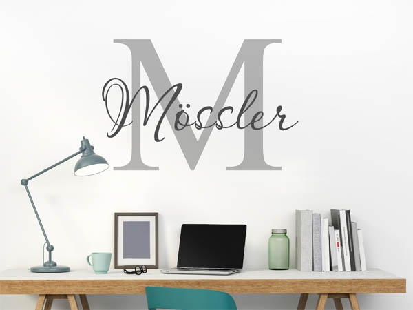Wandtattoo Mössler Nachname