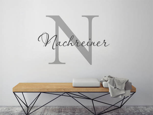 Wandtattoo Nachreiner Nachname