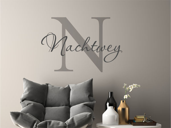 Wandtattoo Nachtwey Nachname