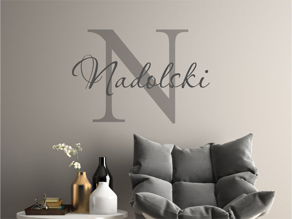 Wandtattoo Nadolski Nachname