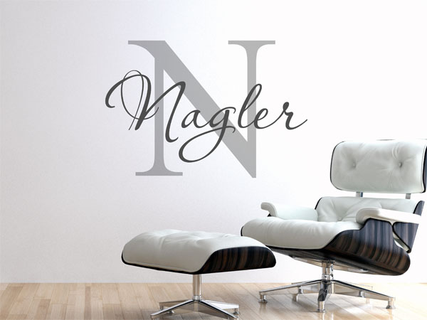 Wandtattoo Nagler Nachname