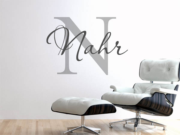 Wandtattoo Nahr Nachname