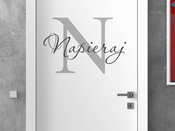 Wandtattoo Napieraj Nachname