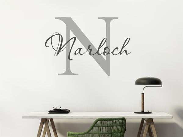 Wandtattoo Narloch Nachname