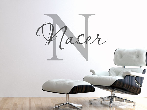 Wandtattoo Naser Nachname