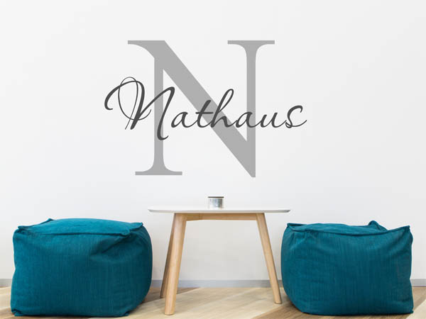 Wandtattoo Nathaus Nachname