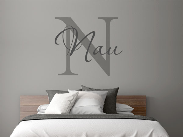 Wandtattoo Nau Nachname