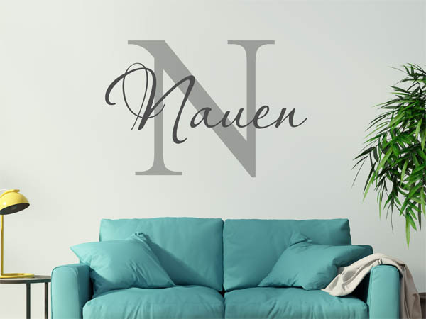 Wandtattoo Nauen Nachname