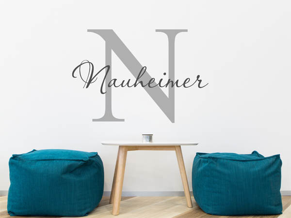 Wandtattoo Nauheimer Nachname
