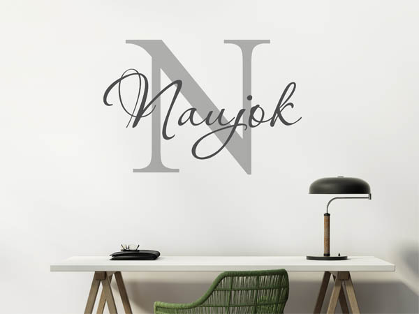 Wandtattoo Naujok Nachname