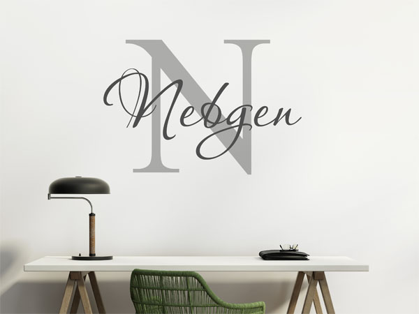 Wandtattoo Nebgen Nachname