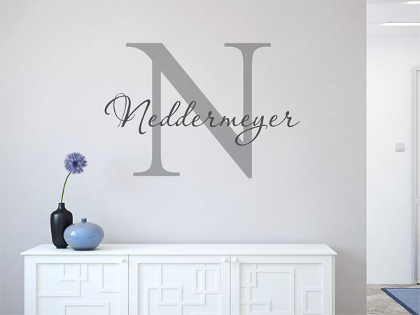 Wandtattoo Neddermeyer Nachname