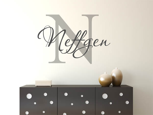 Wandtattoo Neffgen Nachname