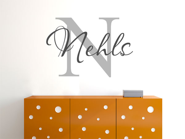 Wandtattoo Nehls Nachname