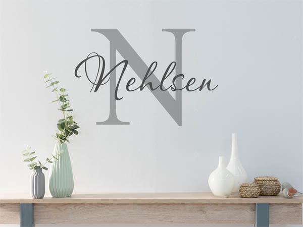 Wandtattoo Nehlsen Nachname