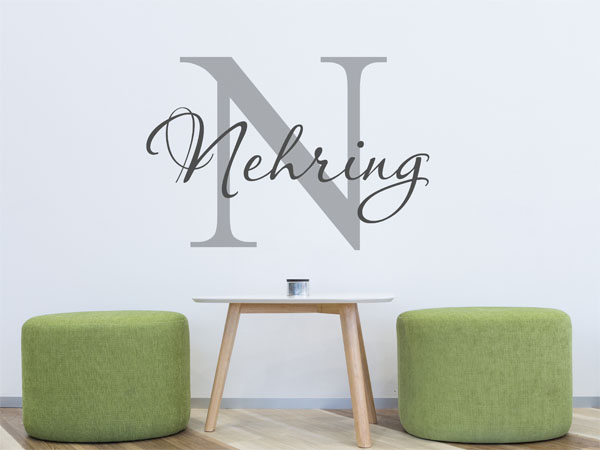 Wandtattoo Nehring Nachname