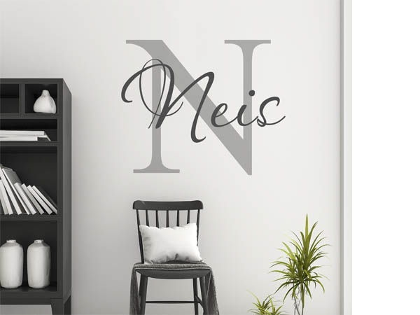 Wandtattoo Neis Nachname