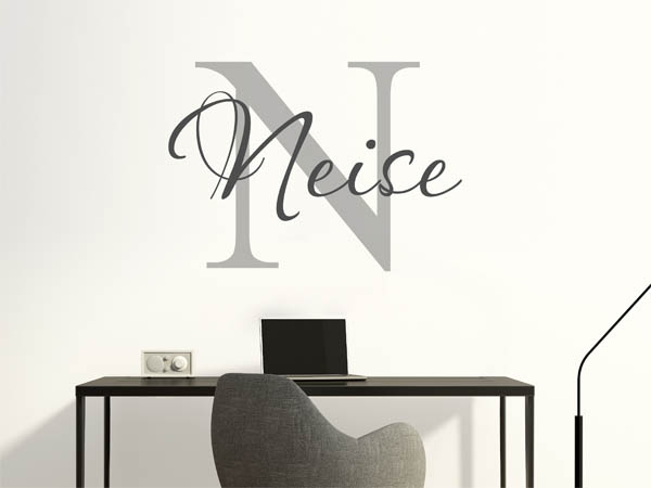 Wandtattoo Neise Nachname