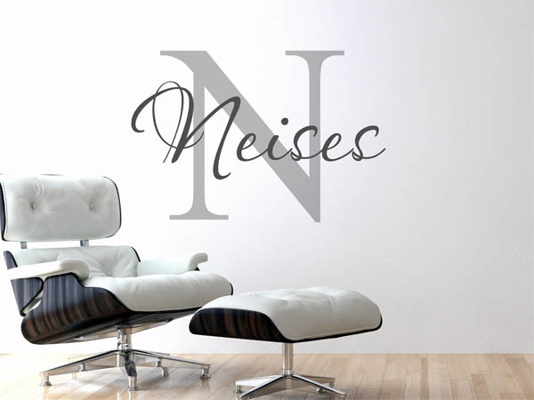 Wandtattoo Neises Nachname