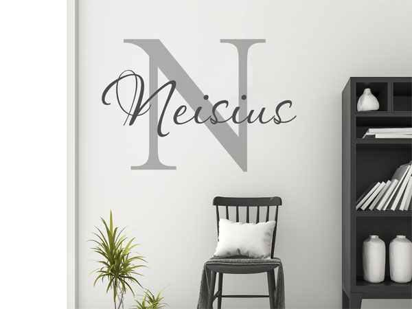 Wandtattoo Neisius Nachname