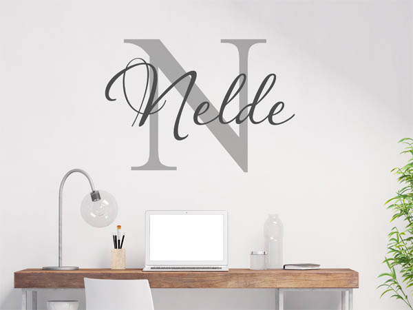 Wandtattoo Nelde Nachname