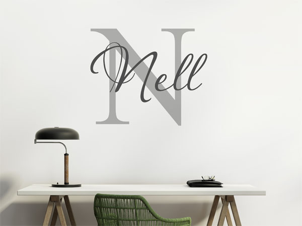 Wandtattoo Nell Nachname