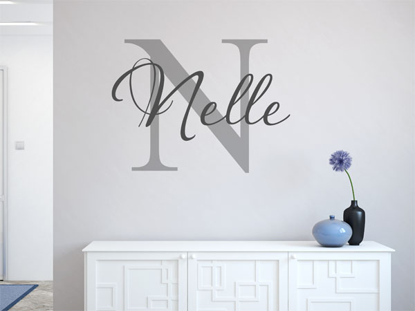 Wandtattoo Nelle Nachname