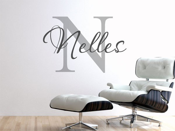 Wandtattoo Nelles Nachname