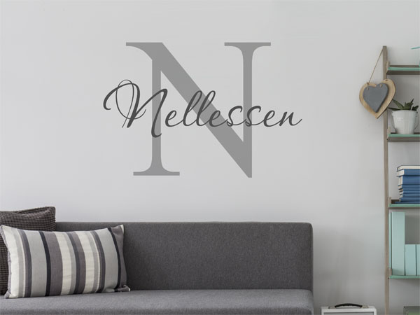 Wandtattoo Nellessen Nachname