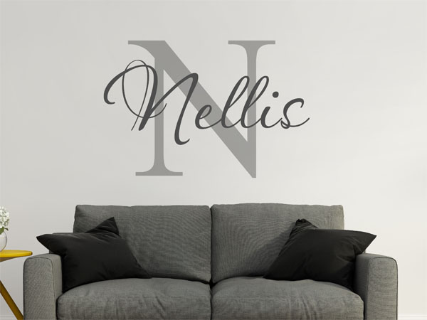 Wandtattoo Nellis Nachname