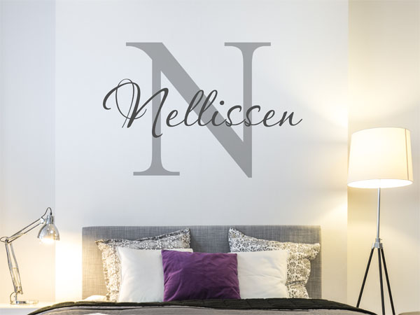 Wandtattoo Nellissen Nachname