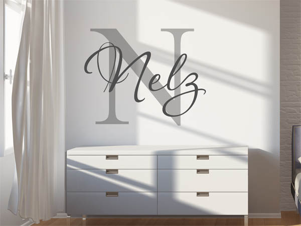 Wandtattoo Nelz Nachname