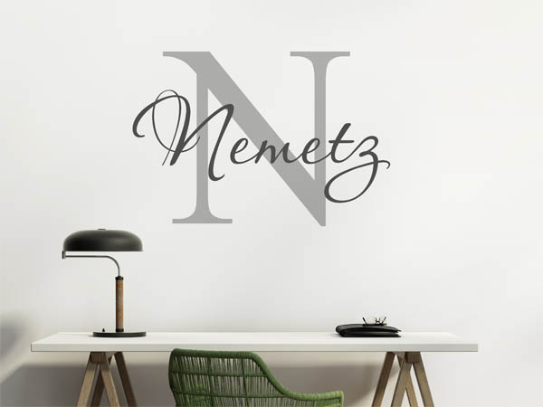 Wandtattoo Nemetz Nachname
